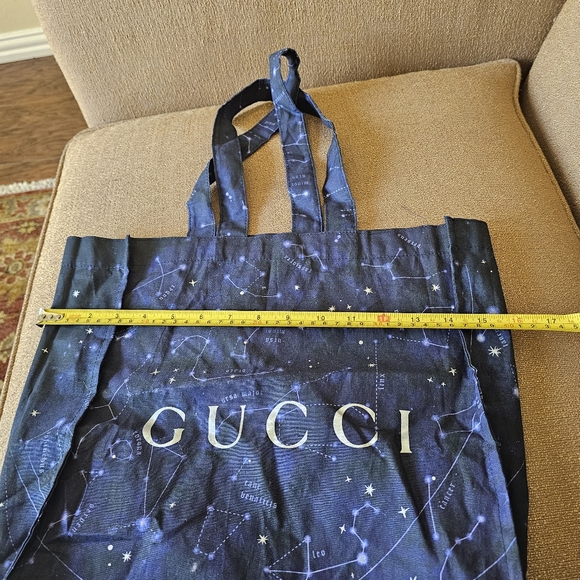 Gucci Natural Linen & Cotton Tote Bags 2piece - Picture 3 of 4